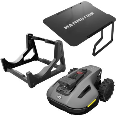 Mammotion Yuka Mini 2 800 + 77499 + 77500 Robotgräsklippare för 800 m², med garage och rengöringsstativ