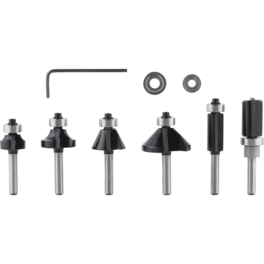 Bosch 2607017468 Frässtålset 6 mm, 6 styck