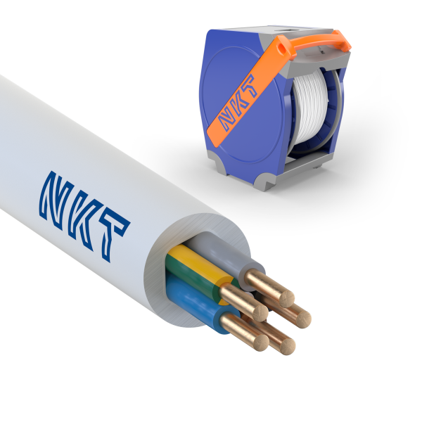 Asennuskaapeli NKT EXQ XTRA 5G1,5 mm², 300/500 V 400 m, qaddy