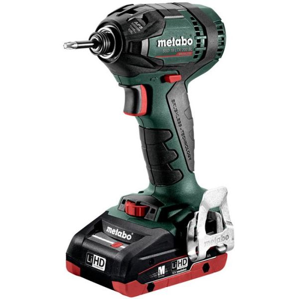 Bore-/skruemaskine Metabo SSD 18 LTX 200 BL med batteri og oplader 