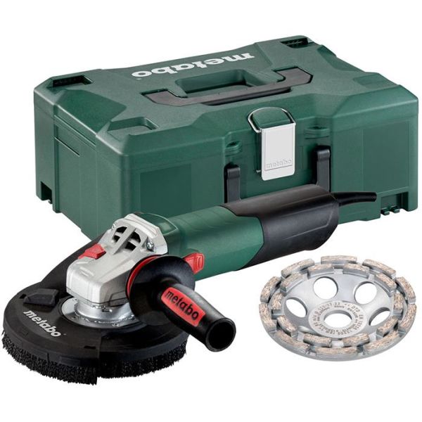 Vinkelslip Metabo WE 15-125 HD Set GED Ø125 mm, 1550 W 