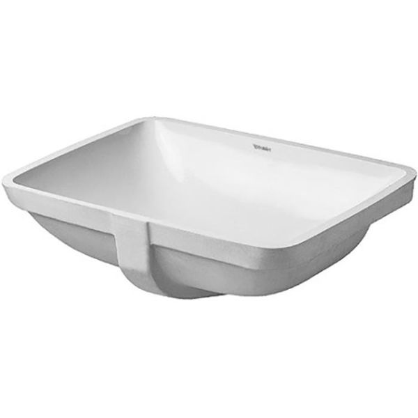 Håndvask Duravit Starck 3 til underlimning, 490 mm 