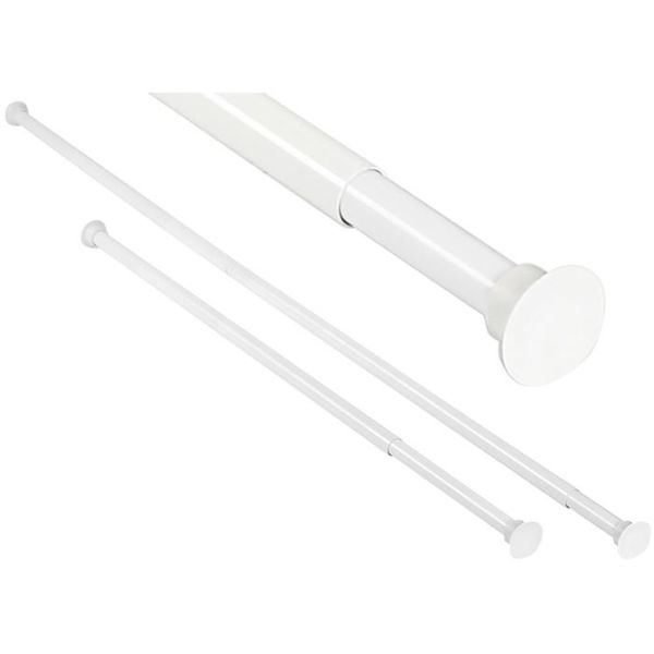 Forhængsstang Arrow Safir hvid, kan udvides, 750-2200 mm 