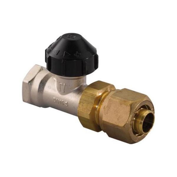 Forsyningsventil Uponor Fluvia inv gevind, 20 x 2,0 mm x G15 