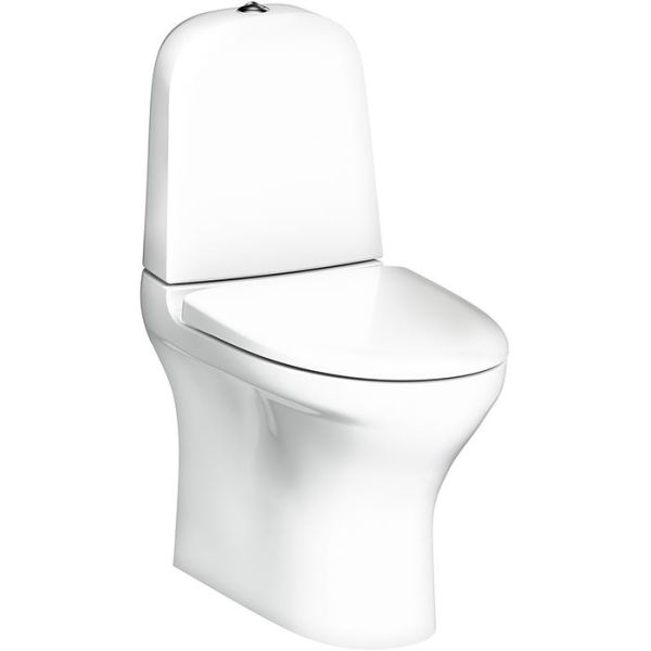 WC-istuin Gustavsberg Estetic 8300 kovalla kannella, valkoinen 