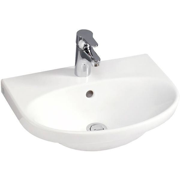 Håndvask Gustavsberg Nautic 5550 til bolt-/beslagsmontering 