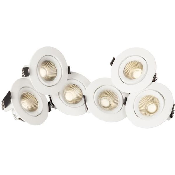 Alasvalo Hide-a-Lite Optic 360 valkoinen, 2700 K, 6-pack 