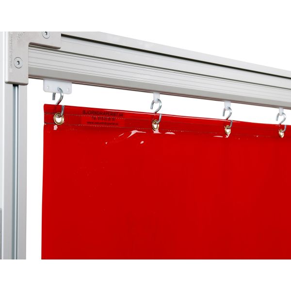 Sveiseskjerm Industridraperier Björndraperiet 102010 1,4 x 1,8 m, transparent Klar