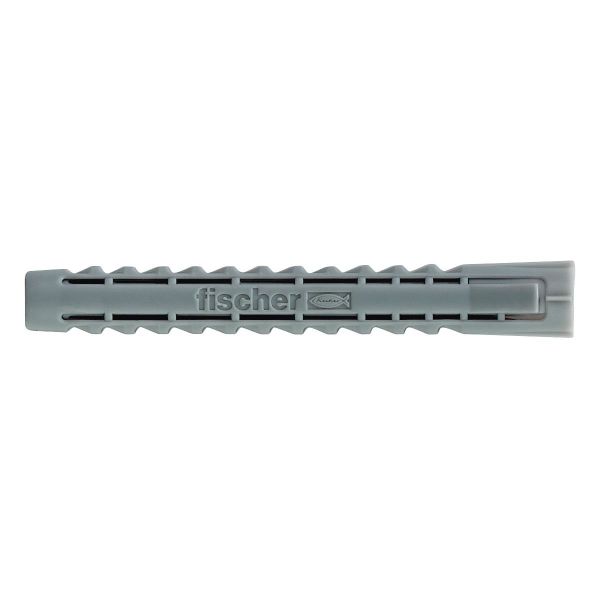 Nylonplugs Fischer 24829 med krave SX10L, 10x80 mm, pakke med 25