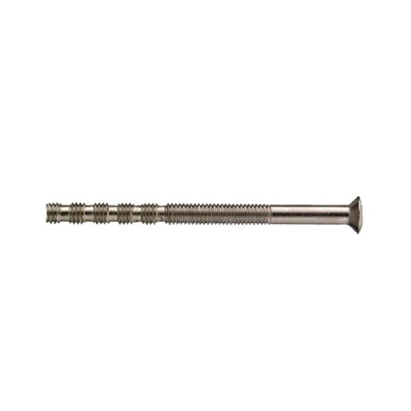 Tryk skrue ASSA 461711800002 M5, blank forniklet 100 mm