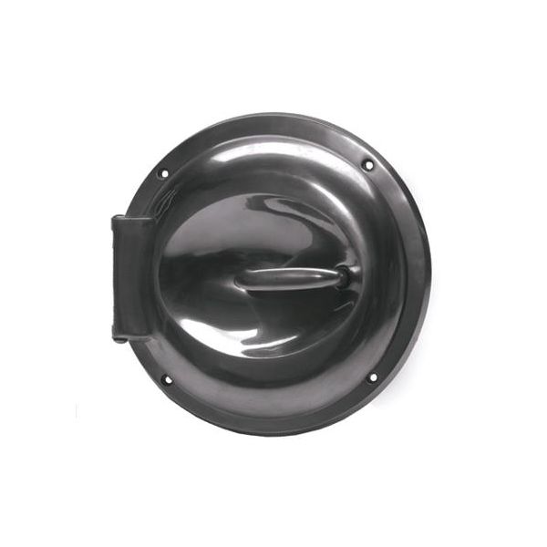Skraldespand luge Habo 387 Ø296 mm, monteret i rør 