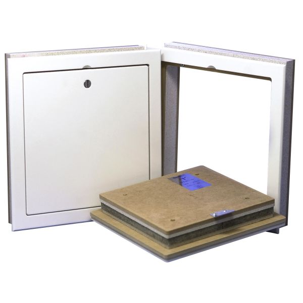 Inspektionslucka Thonic TC-BD brandklassad, vit 200 x 200 mm