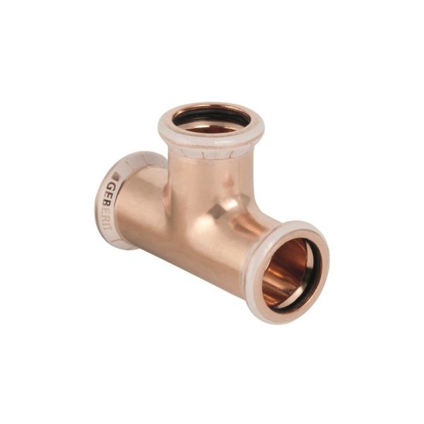 T-stykke Geberit 1768302 presset med M-skråninger 54 x 54 x 54 mm