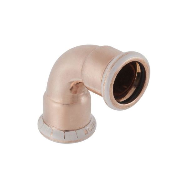 Bøjning Geberit 1768134V 90°, 2 ærmer 22 x 22 mm