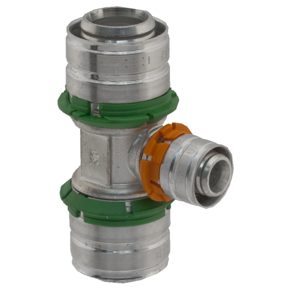 Tryk på kobling Uponor 1873370 T-rør 32 x 32 x 32 mm