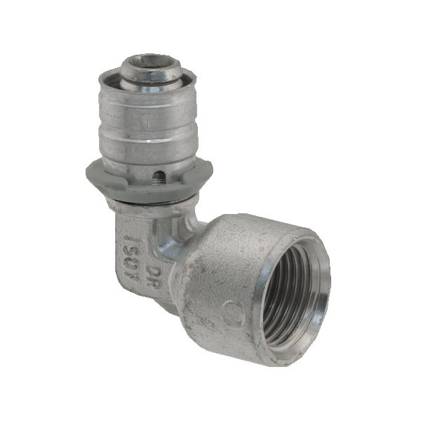 Kulmapuristusliitin Uponor 1873249 90°, sisäkierre 20 x 20 mm