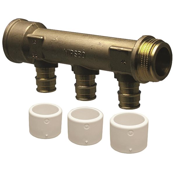 Fordelingsrør Uponor 1870830 c/c 50 mm, 12 x 15 x 12, G20 2 avstikk