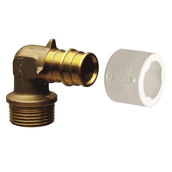 Overgangsvinkel Uponor 1870228 90°, udvendigt gevind 20 x 18 mm