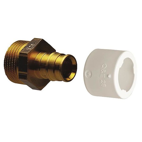 Nippel Uponor 1870206 rak, utvändig gänga 20 x 22 mm