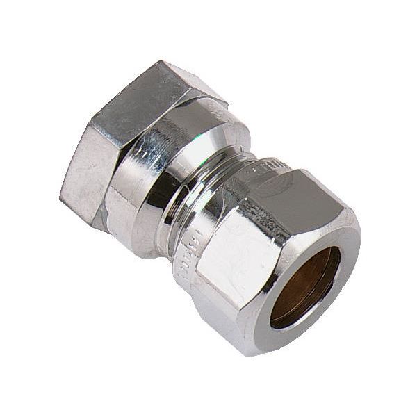Klemringskobling Vatette FG033043420 lige, forkromet Conn. 10 (3/8") 32,5 mm