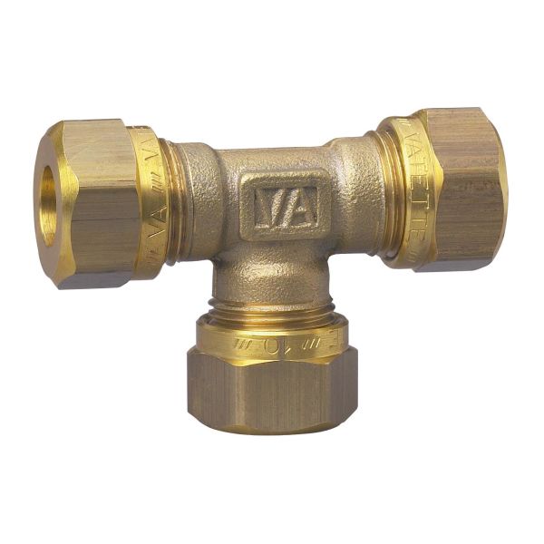 T-stykke Vatette FG0371151 90°, reduceret 22 x 22 x 15 mm