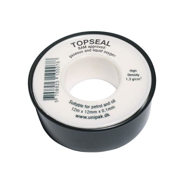 Tråd tape Unipak Topseal 12m x 12mm x 0,10mm 