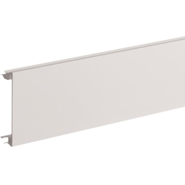 Frontlokk Hager BRHP08029010 halogenfri, til BRHP kanaler, 80 mm 