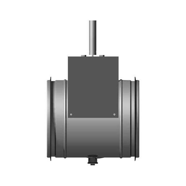 Afspærringsspjæld FläktGroup BDEP-40-010-000 med motorhylde Ø 100 mm