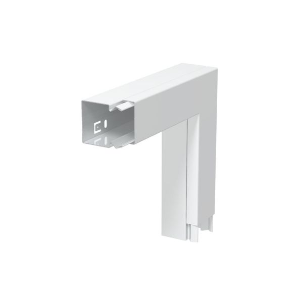 L-kulma Obo Bettermann 6248993 sähkösinkitty, valkoinen 40 x 40 mm