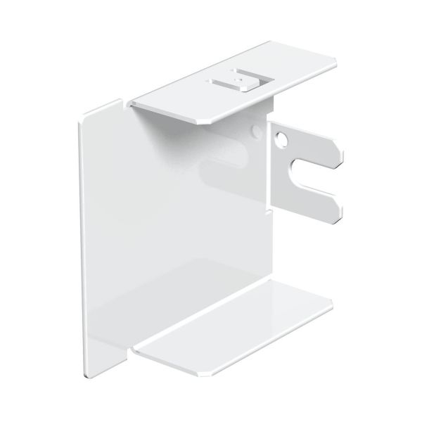 Päätykappale Obo Bettermann 6249795 valkoinen teräslevy 60 x 60 mm