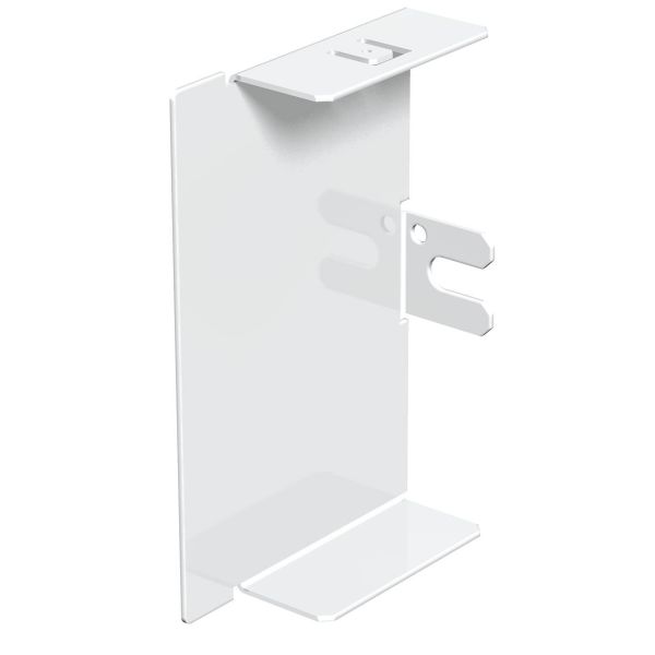 Päätykappale Obo Bettermann 6249817 valkoinen teräslevy 60 x 100 mm