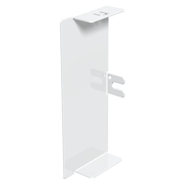 Päätykappale Obo Bettermann 6249825 valkoinen teräslevy 60 x 150 mm