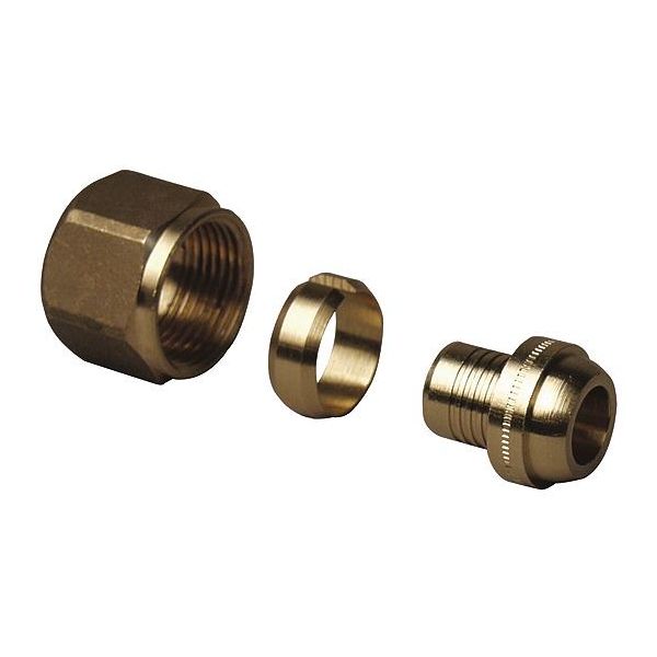 Koblingssett Uponor 2417905 G20, med støttehylse og klemring 20 mm