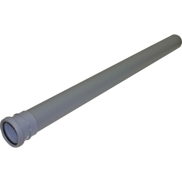 Afløbsrør Pipelife 070043 med 1 ærme 75 x 1000 mm