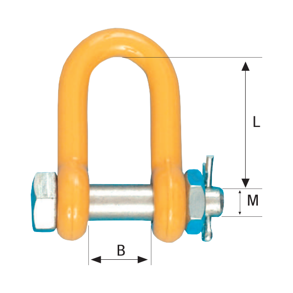 Sjækkel Gunnebo Z100706 Ø8 mm, 2T 