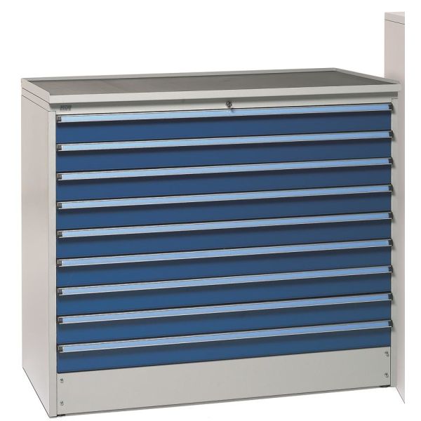 Underskab Treston 61507001  Type 130/110-1, skuffer (stk. x højde mm): 2x100, 3x150, 1x250