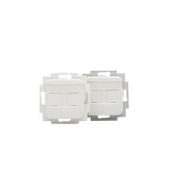 Asennusrunko ABB FOT5010 sisältää keskiölevyn 2 x RJ45, AMP