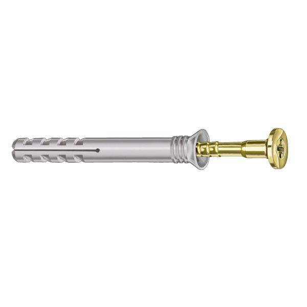 Spikerplugg Z 21400560 200-pakk Hvit, 5/40/60 mm