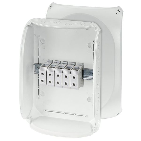 Koblingsboks Hensel KF 5050 G grå, IP66, glassfiber, 16-50 mm² 50 mm², 255 x 355 mm