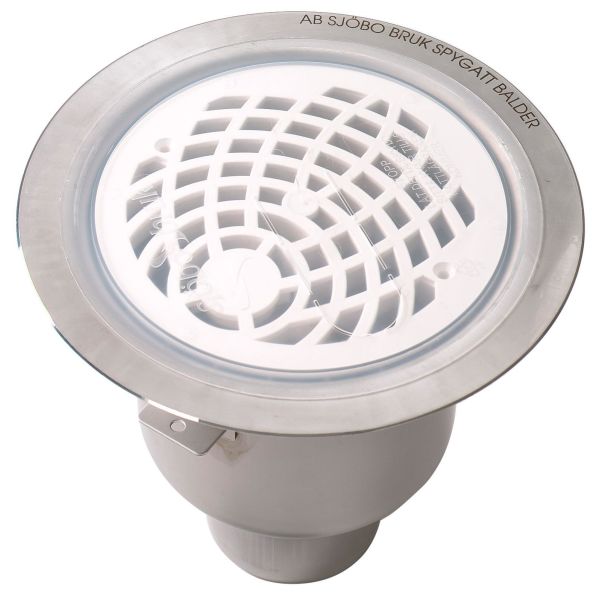 Afløbsskål Purus 7152409 75 mm, bundudgang 