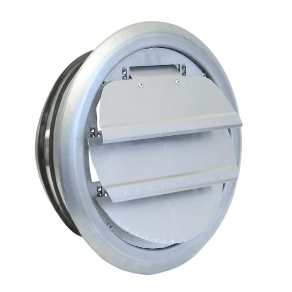 Jalousispjæld ABC Vent ABC-JSOF med dækflange Ø 160 mm