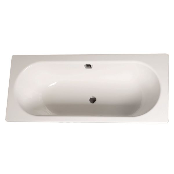 duobadkar Gustavsberg GB2116030100 med bundventil, 700 x 1600 mm 