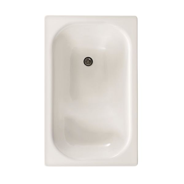 siddende badekar Gustavsberg GB2110510100 med bundventil, 650x1050 mm 