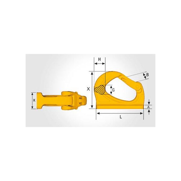 Universal krog Gunnebo Z7009060 2T 