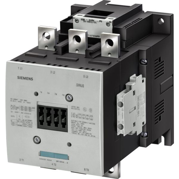 Kontaktor Siemens 3RT1075-6AP36 400V, 200kW, 230V 