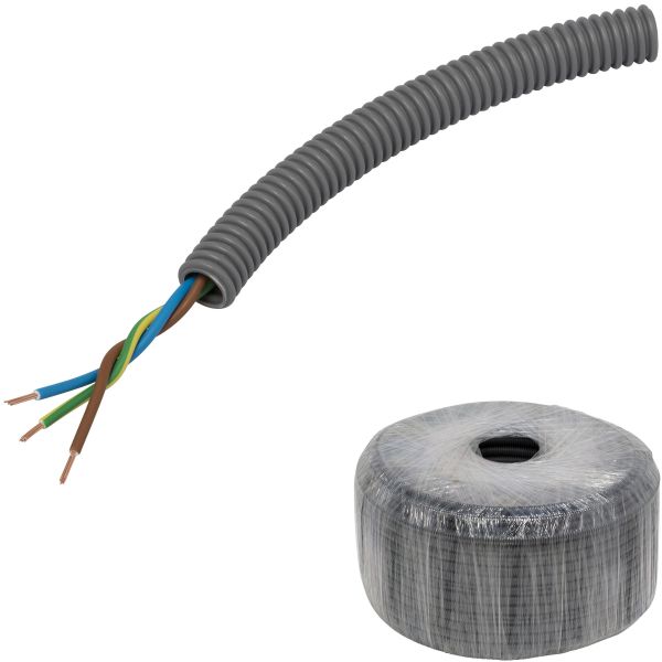 Kabel Pipelife FQ PowerFlex fördragen, tvinnad 16 mm x 100 m, 3G1.5 mm²