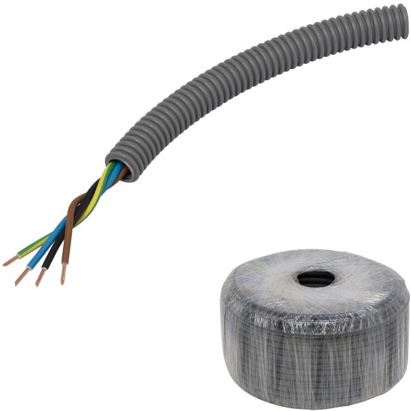 Kaapeli Pipelife FQ PowerFlex esireititetty, kierretty 16 mm x 100 m, 4G 1,5 mm²