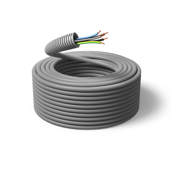 Asennuskaapeli PM FLEX FQ esireititetty, 100 m 5G 1,5 mm², ulko-Ø16 mm