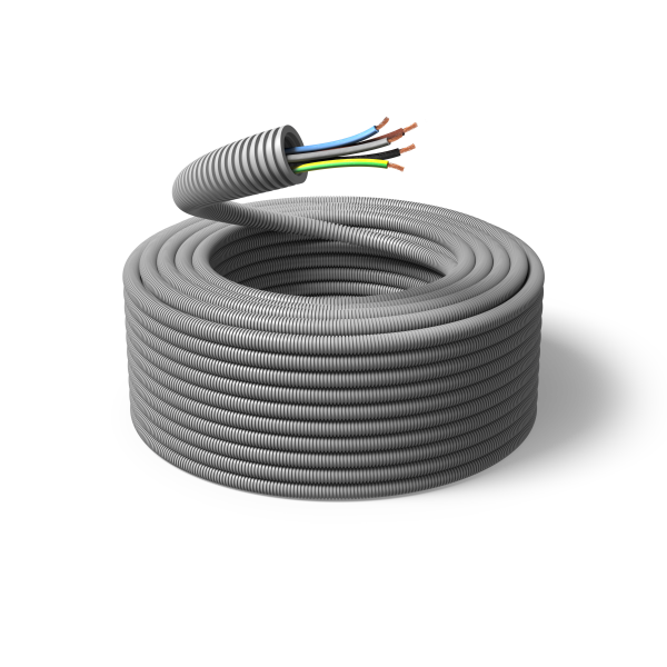 Kabel PM FLEX RQ forhåndslagt, halogenfri 25 mm x 50 m, 5G 6 mm²