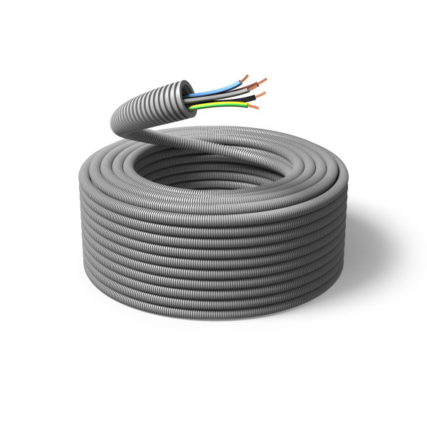 Kaapeli PM FLEX EQ esireititetty, 100 m 5G 2,5 mm², ulko-Ø20 mm